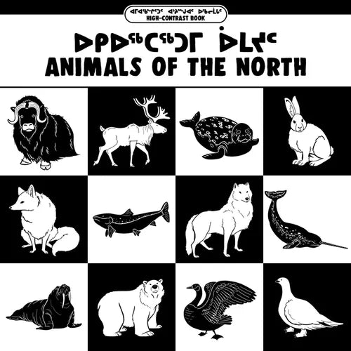 Animals of the North: Bilingual Inuktitut and English Edition - Board Book