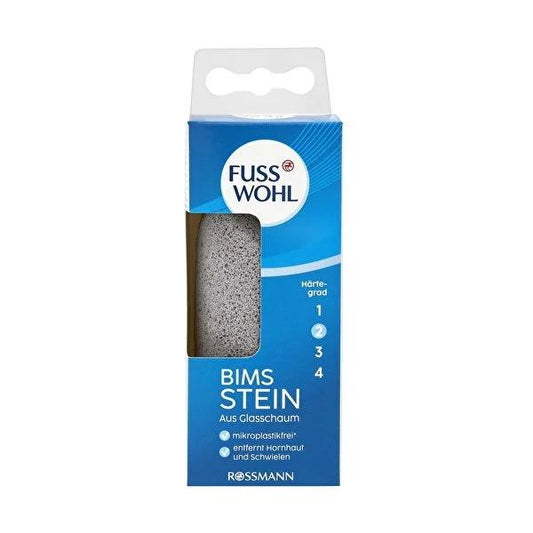 Fusswohl Pumice Stone - Effective Callus Remover for Feet & Hands, Microplastic-Free, Odorless - Foot Care Essentials
