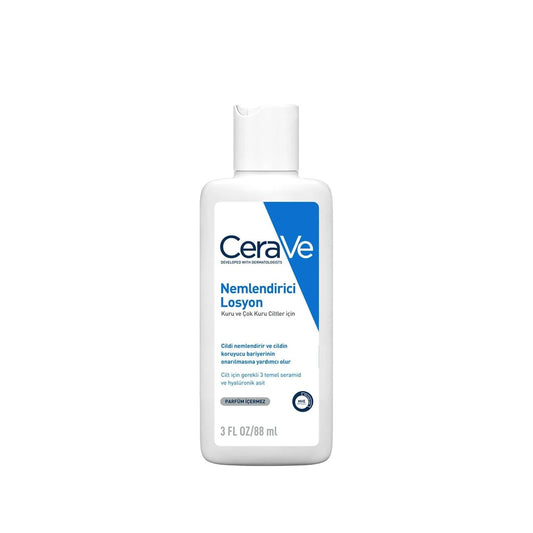 CeraVe Moisturizing Lotion 88ml - Hydrating Dry Skin Relief for Sensitive Skin Types