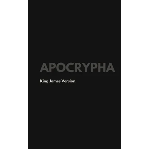 Apocrypha, King James Version - Hardcover
