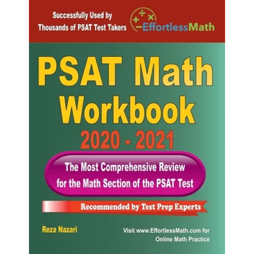 PSAT Math Workbook 2020 - 2021: The Most Comprehensive Review for the PSAT Math Test - Paperback