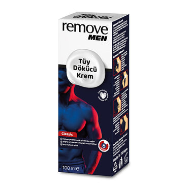Remove Men Hair Removal Cream for Men - 6 Minute Quick Action, Dermatologically Tested, 3.38 fl oz