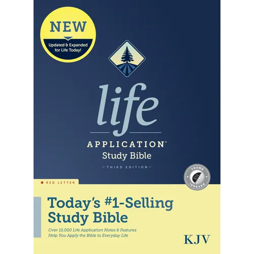 KJV Life Application Study Bible, Third Edition (Hardcover, Indexed, Red Letter) - Hardcover
