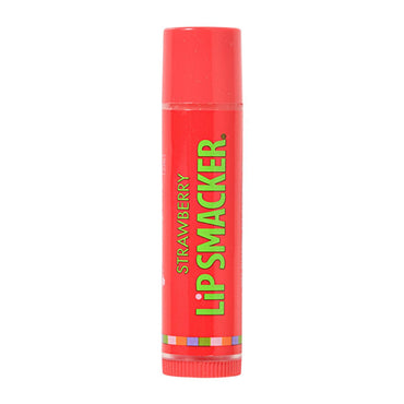 Lip Smacker Strawberry Lip Balm - Moisturizing, Flavored, and Portable Lip Care for Dry Lips