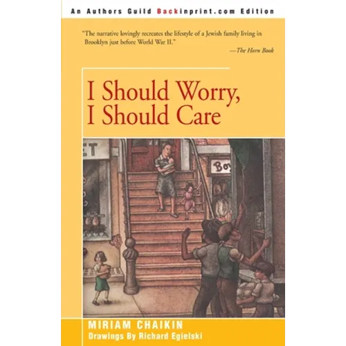 I Should Worry, I Should Care - Paperback