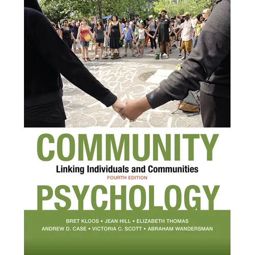 Community Psychology: Linking Individuals and Communities - Paperback