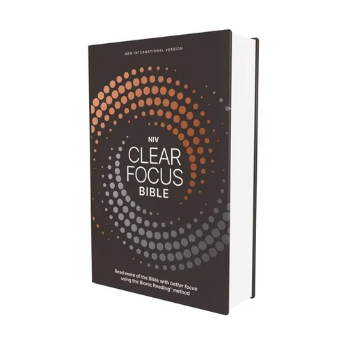 Niv, Clear Focus Bible, Hardcover, Charcoal/Copper: Read More of the Bible with Better Focus Using the Bionic Reading Method - Hardcover