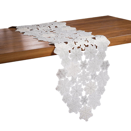 Sparkle Snowflake Table Runner