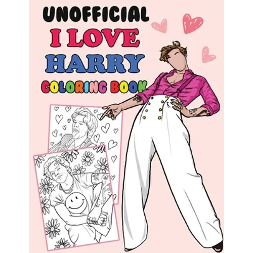 Unofficial I Love Harry Coloring Book: Harry S Fan Gift Coloring Book - Paperback