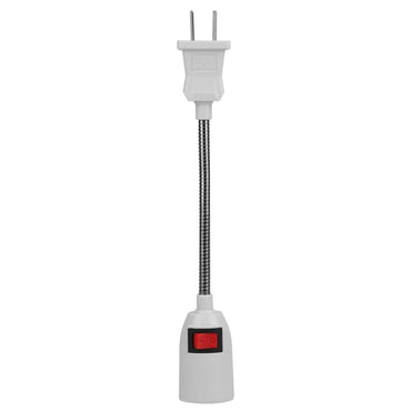 US Plug Extension Light Socket with On/Off Switch