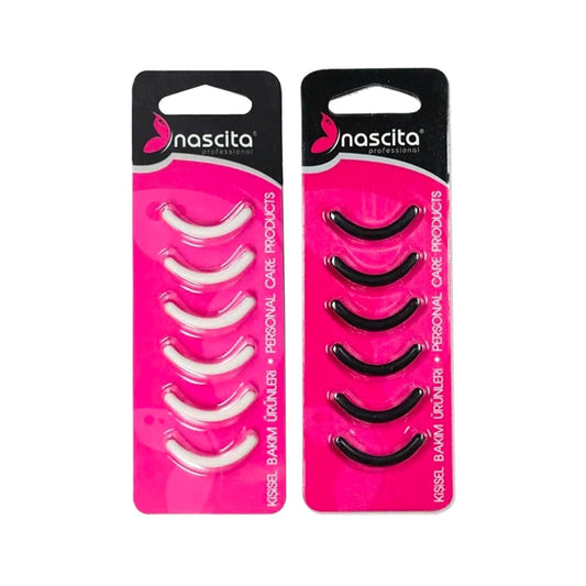 Nascita Eyelash Curler Replacement Rubber - 6 Pack for Nascita Kirpik Kõvõrma Makinasõ, Gentle Eyelash Handling & Hygiene