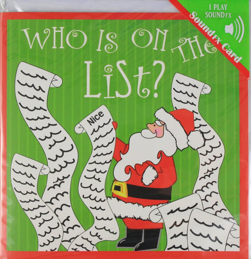 Who is on the list Sound FX card