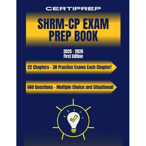 CertiPrep - SHRM-CP Prep Book 2025-2026 First Edition - Paperback