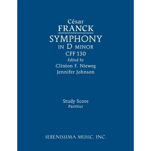 Symphony in D minor, CFF 130: Study score - Paperback