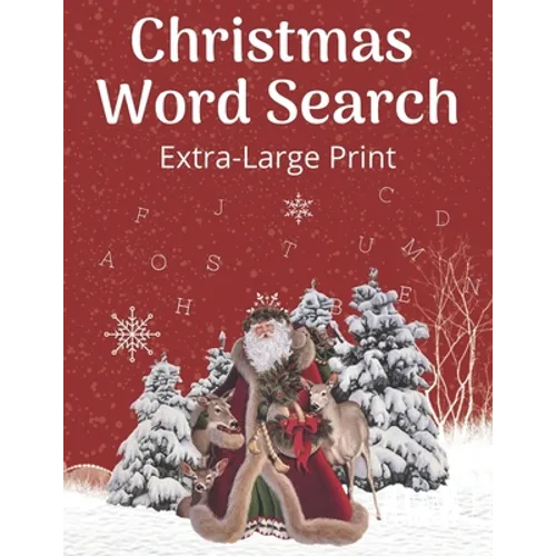 Christmas Word Search Extra-Large Print: Word Find Puzzle Book For Adults And Kids - Exercise Games Word Search Puzzles Activity Book with solutions - - Paperback