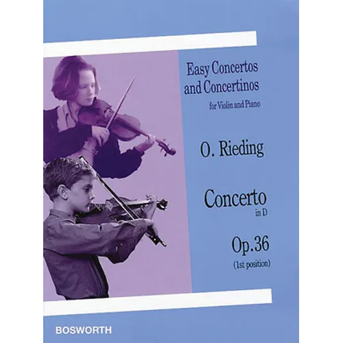 Concerto in D, Op. 36: Easy Concertos and Concertinos Series for Violin and Piano - Paperback