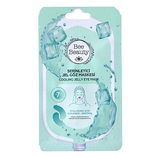 Bee Beauty Gel Eye Mask - Cooling, Hydrating, Anti-Aging Eye Care with Glycerin & Hyaluronic Acid