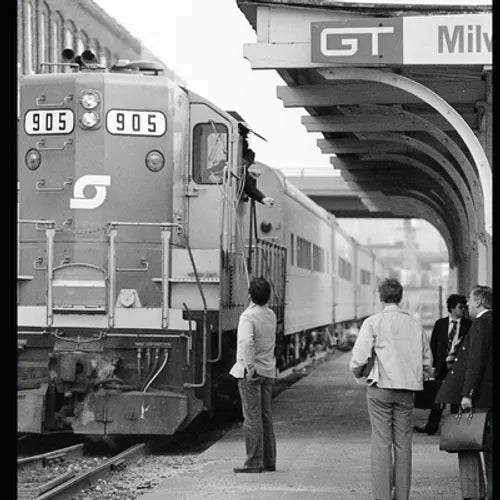 Passenger Train Photographs: Taken in Michigan and Ontario During the Last Quarter of the Twentieth Century - All in Black and White - Paperback