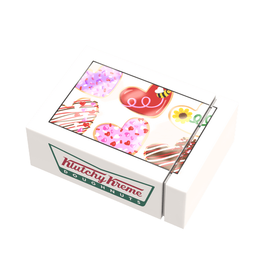 Boxed Donuts - Valentine's Day - Custom Printed - Made Using LEGO® Parts