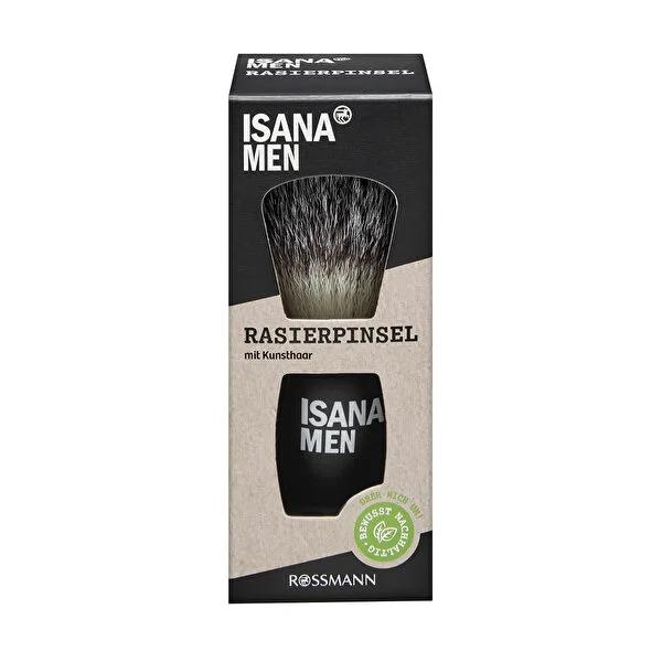 Isana Premium Men's Shaving Brush - Vegan, Smooth Shave, Efficient Application - Isana Men Tıraş Fırçası Premium
