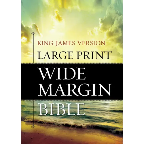 Large Print Wide Margin Bible-KJV - Hardcover