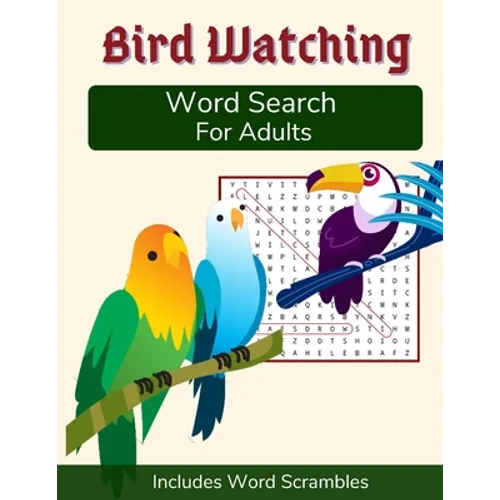 Bird Watching Word Search For Adults: Medium Difficulty Puzzle Book for Birders and Nature Lovers - Paperback