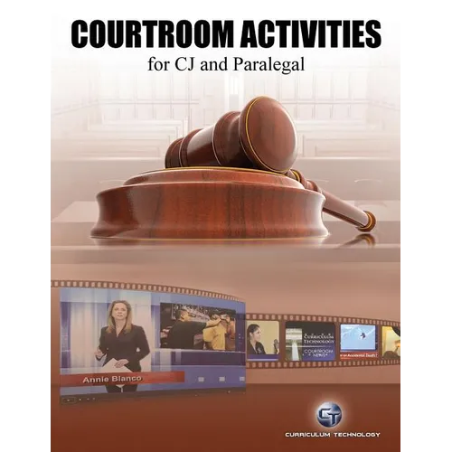 Courtroom Activities for Cj and Paralegal - Paperback