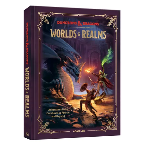 Dungeons & Dragons Worlds & Realms: Adventures from Greyhawk to Faerûn and Beyond - Hardcover