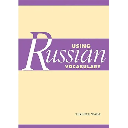 Using Russian Vocabulary - Paperback