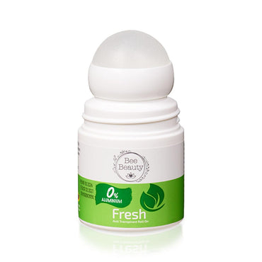 Bee Beauty Aluminum-free Anti-Transpirant Roll On Fresh Scent - Natural Deodorant for Body Odor Prevention, 1.69 fl oz