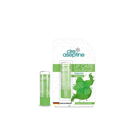 Cire Aseptine Lip Care Cream - Minty Plumper & Vitamin E - Moisturizing, Nourishing, and Plumping Lip Balm