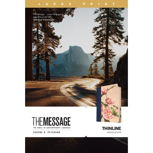 The Message Thinline, Large Print (Leather-Look, Garden Bloom) - Imitation Leather