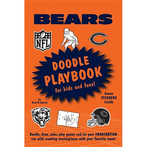 Chicago Bears Doodle Playbook: For Kids and Fans! - Paperback