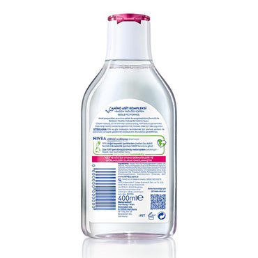 Nivea Micellar Makeup Remover Water - Gentle, Effective, and Nourishing for Face, Eyes, and Lips