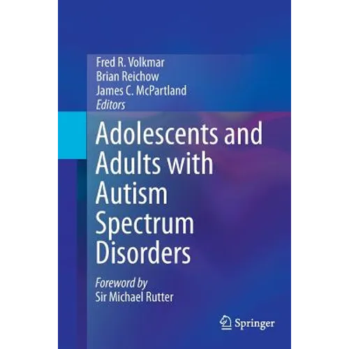 Adolescents and Adults with Autism Spectrum Disorders - Paperback
