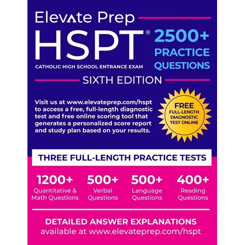 HSPT: 2500+ Practice Questions - Paperback