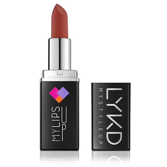 LYKD Matte Lipstick 169 Hot Rust - Long-Lasting, Non-Drying, Bold Lip Makeup