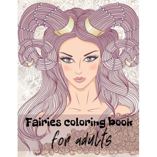 Fairies Coloring Book - For Adults - Paperback