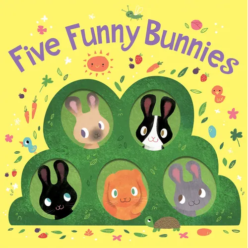 Five Funny Bunnies Board Book: An Easter and Springtime Book for Kids - Board Book