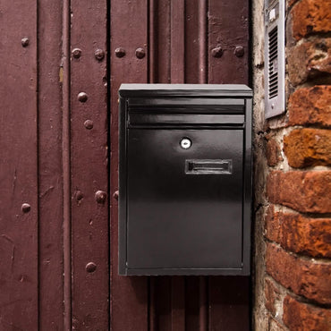 Wall Mount Mailbox Lockable Galvanized Iron Letter Post Box