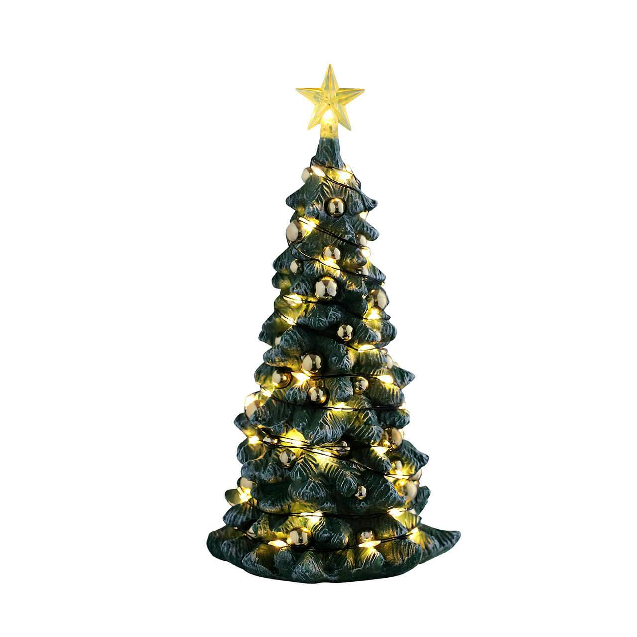 Light-up Snowy Tree - 6.5 Inch