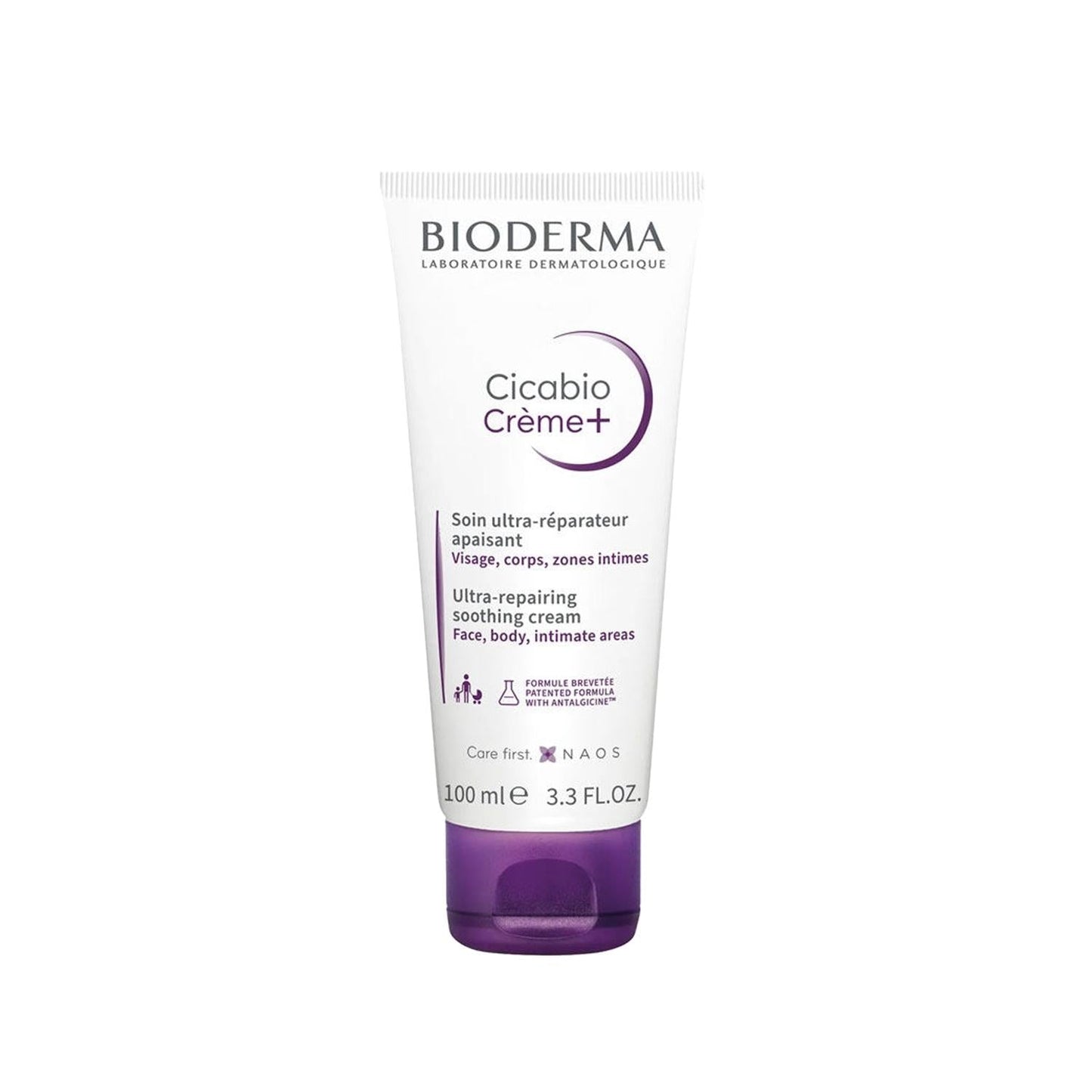 Bioderma Soothing Cream for Sensitive Skin - Cicabio Cream+ 100ml, Gentle Skincare for Irritation & Redness Relief