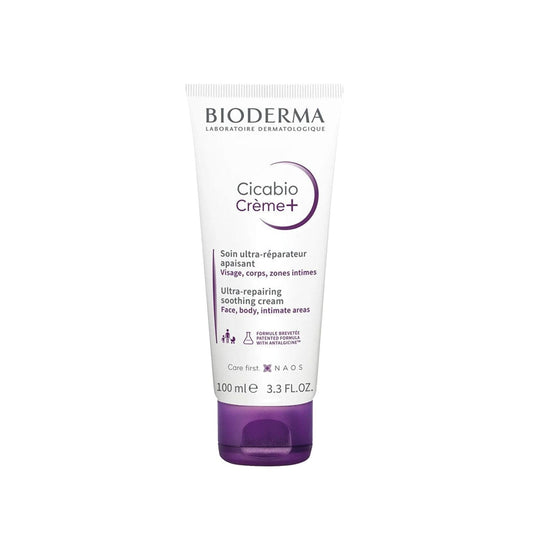 Bioderma Soothing Cream for Sensitive Skin - Cicabio Cream+ 100ml, Gentle Skincare for Irritation & Redness Relief