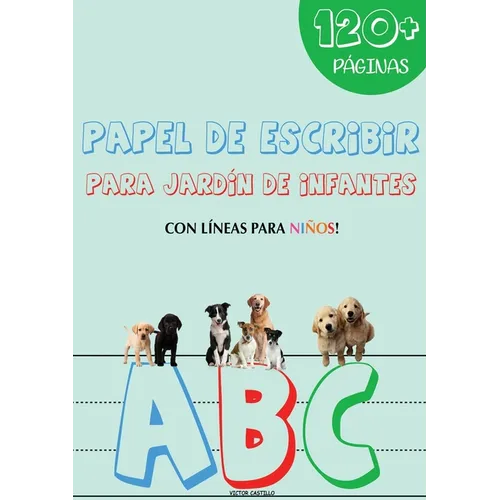 Papel de Escribir: Para niños (Con lineas Edición tamaño Gigante). - Paperback