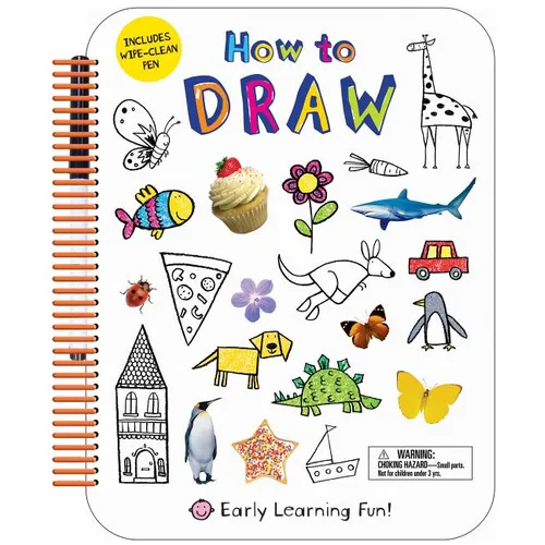 How to Draw: Includes Wipe-Clean Pen - Spiral