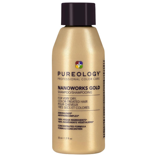 Nanoworks Gold Hydrating Shampoo - Sulfate-Free, Vegan, Color-Safe Moisturizing Shampoo for Dry, Damaged Hair