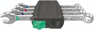 Wera 6003 Joker Combination Wrench Set 4 Piece SAE 05020229001