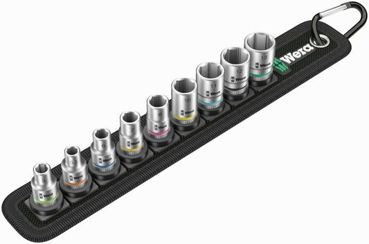 Wera 8790 HMA Belt 4 Zyklop Socket Belt Set 1/4" Drive Metric 05003883001