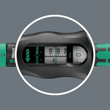 Wera Click-Torque Lock C 3 R/L Torque Wrench 40 - 200 Nm 1/2" Drive 05075695001