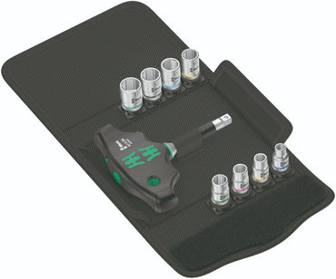 Wera Kraftform Kompakt 400 RA Set 2 Ratcheting T-Handle Set Metric 05023470001